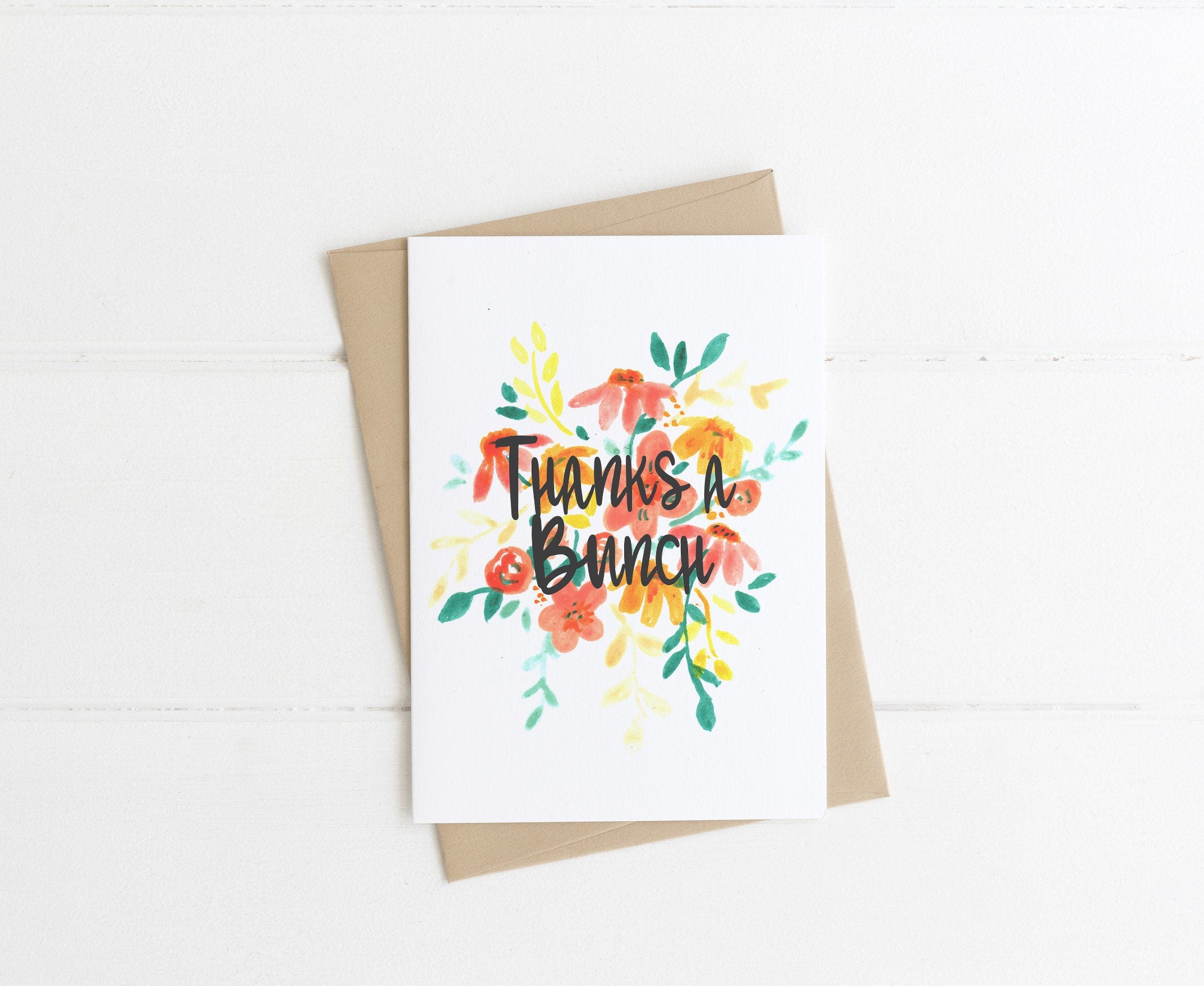 Thanks a Bunch | A6 Card – wattsillustration